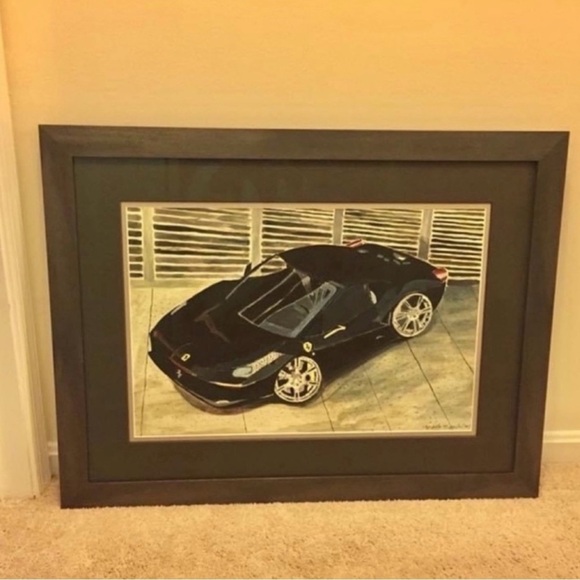 HANDCRAFTED digital art of a architectural space with a leopard in Africa NWT - Picture 8 of 8